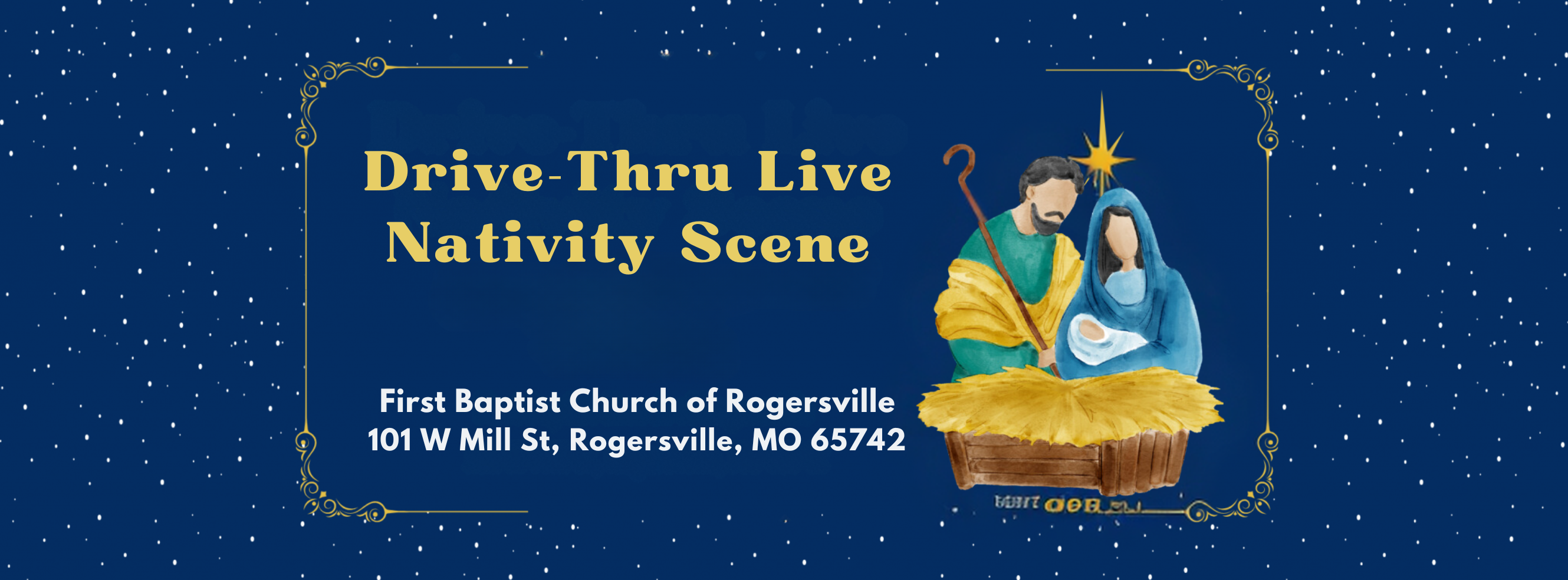 Drive-Thru Live Nativity Scene