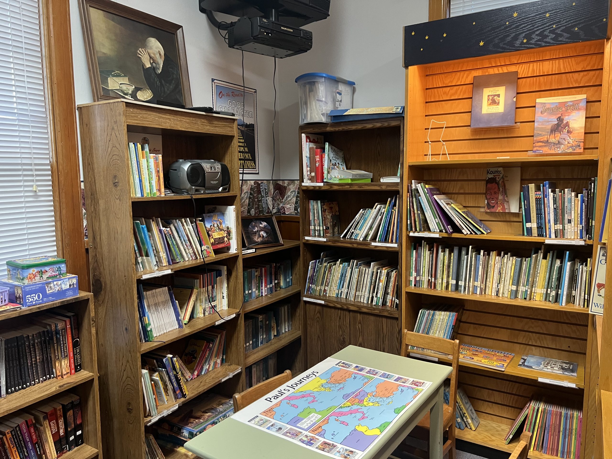 Children's Library at First Baptist Church of Rogersville MO